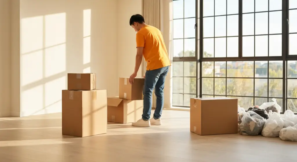 eerste week in nieuw huis